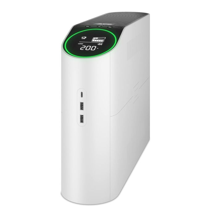 UPS APC Back-UPS Pro 2200VA for Gaming, 230V, Pure Sinewave, LCD, White, Schuko
