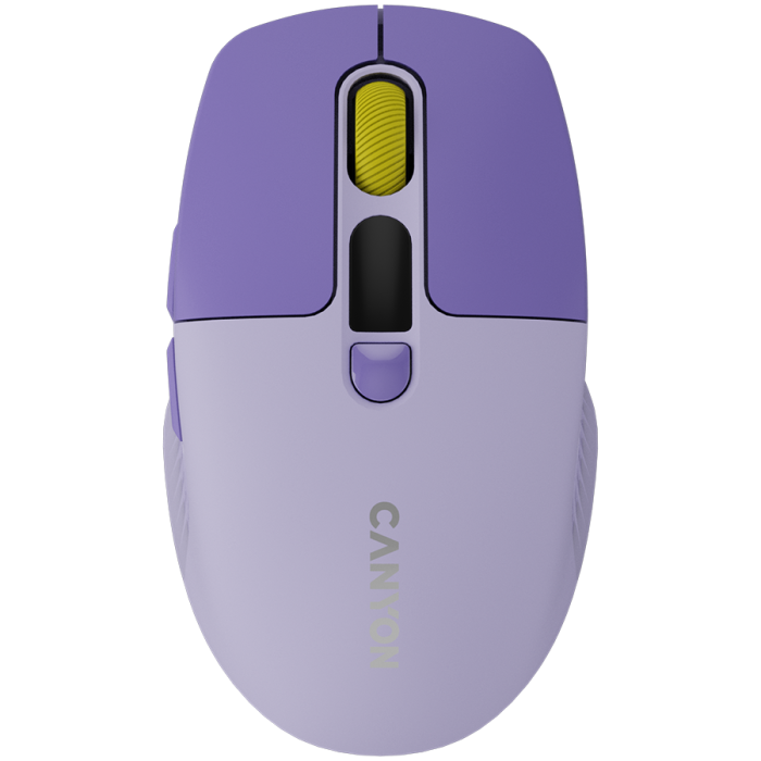 Мишка CANYON MW-26 LCD Silent Dual Mode Wireless Violet