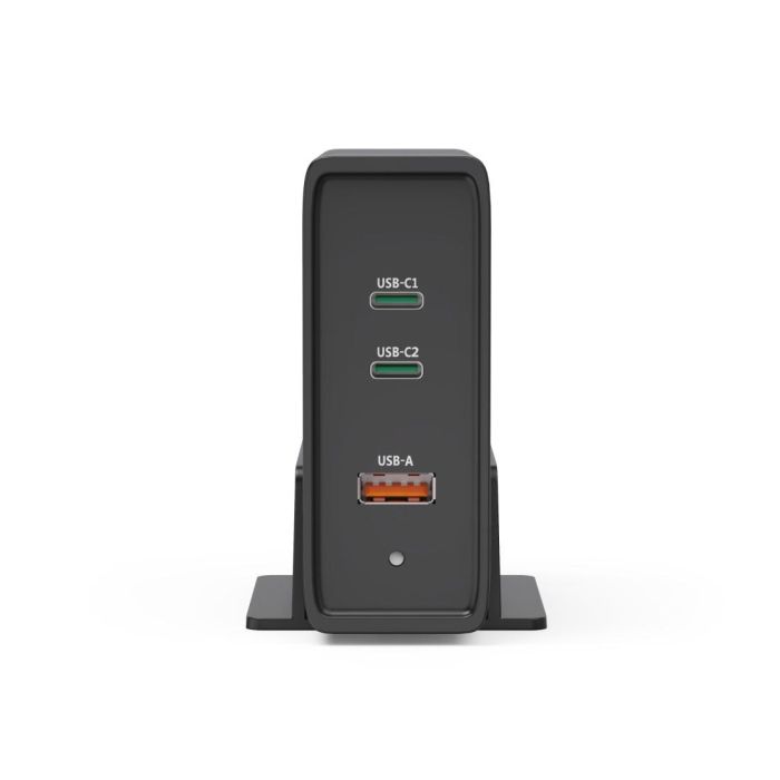 Зарядна станция HAMA 140W, USB-C, 3 порта, GaN, Power Delivery (PD)