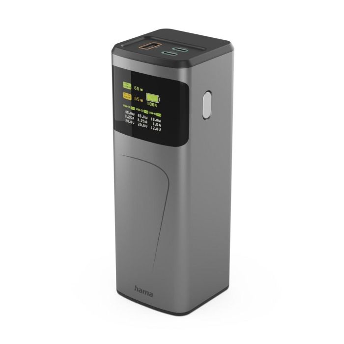 Външна батерия HAMA “High Power”, 65 W, 20000 mAh, 2x USB-C, USB-A, Fast Charging
