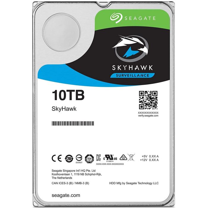 Хард диск SEAGATE SkyHawk AI ST10000VE001 10TB 256MB Cache SATA 6.0Gb/s