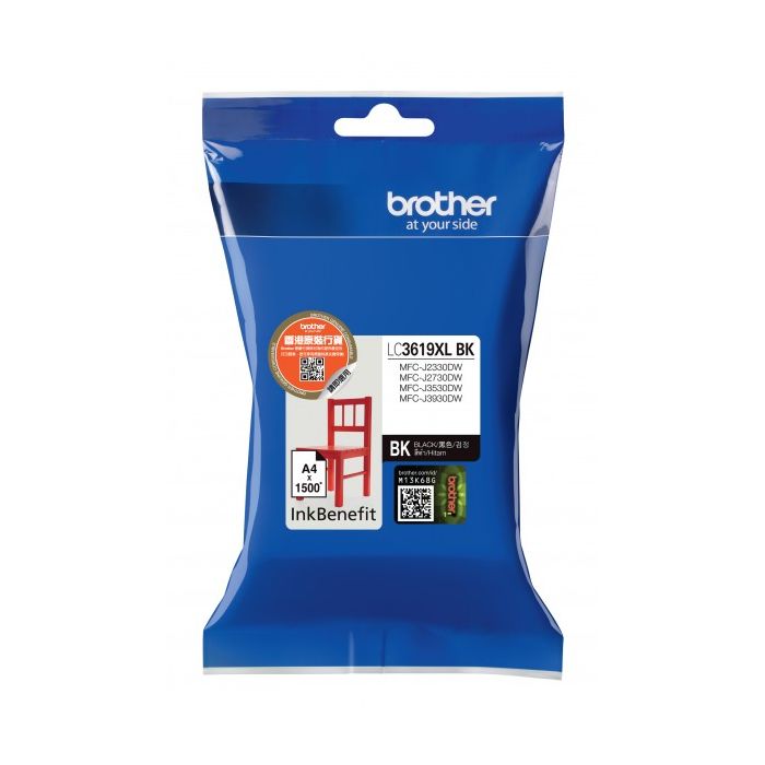 Консуматив Brother LC3619XL Black за MFCJ2330DW, MFCJ3530DW, MFCJ3930DW