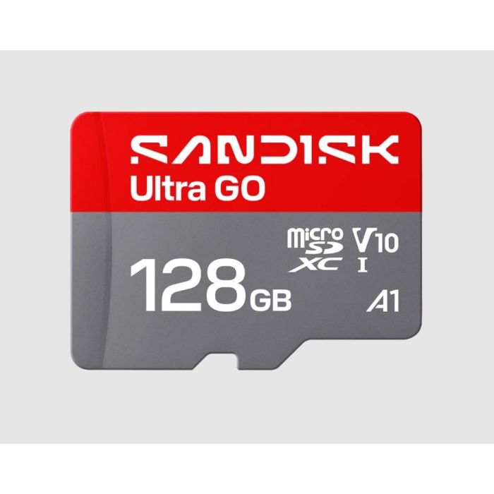 Карта памет SANDISK Ultra GO microSDXC, 128GB, A1, UHS-I, 190MB/s,