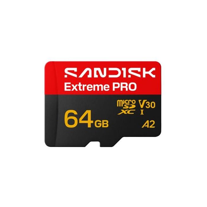 Карта памет SANDISK  Extreme Pro microSDXC 64GB+2 years Rescue Pro Deluxe