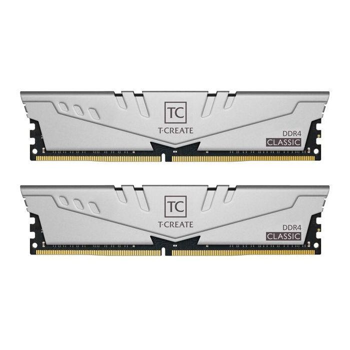 Памет Team Group T-Create Gray 16GB(2x8GB) 3200MHz DDR4 CL22-22-22-52 1.2V