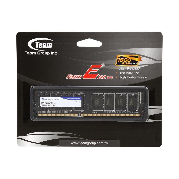 Памет Team Group Elite 8GB DDR3 1600MHz 