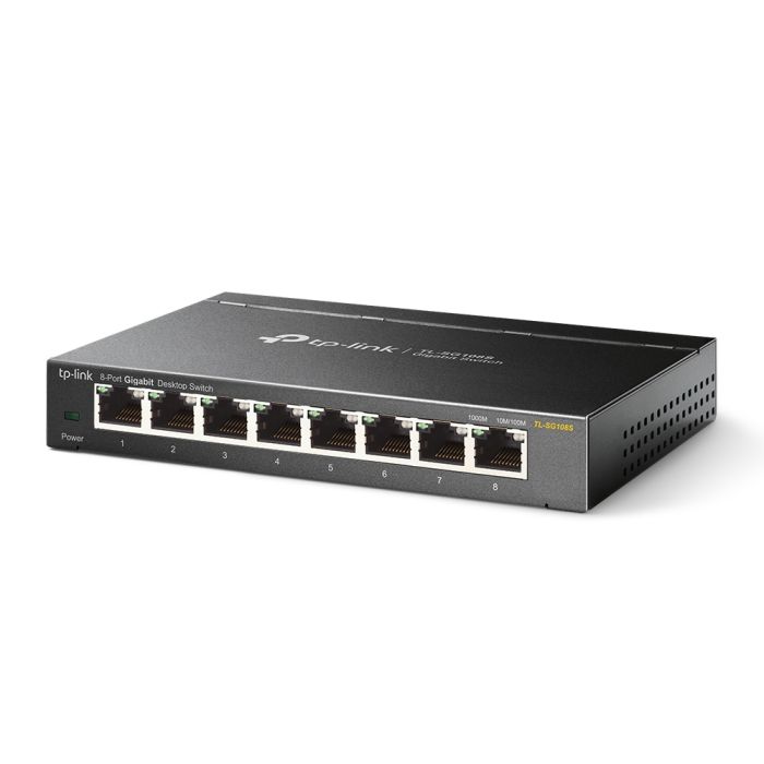 Switch TP-LINK TL-SG108S 8 портов 10/100/1000