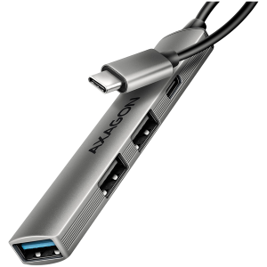 HUB USB Axagon HUE-STC ALU USB-C 4 port