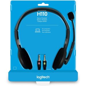 Слушалки с микрофон Logitech H110