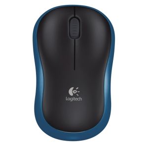 Безжична оптична мишка Logitech Wireless Mouse M185 Blue