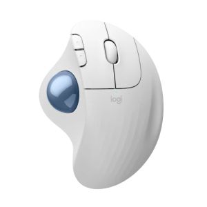 Безжична мишка Logitech ERGO M575S WHITE