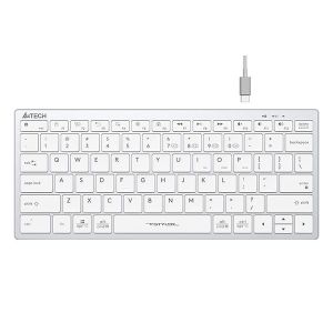 Безжична клавиатура A4TECH FBX51C FStyler Bluetooth 2.4 GHz USB-C Кирилизирана бял