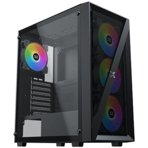 Кутия за настолен компютър XIGMATEK Blade EN40887 USB3.0 4PCS X20C Auto Running LED Fan black