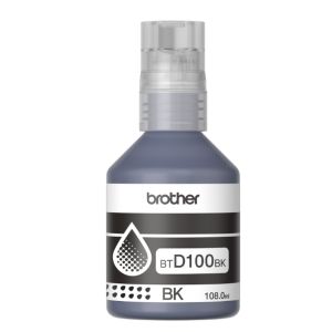 Бутилка мастило Brother BT-D100BK Black 