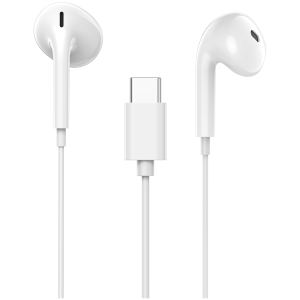 Слушалки тапи CANYON SEP-6 TYPE-C HiRes sound White
