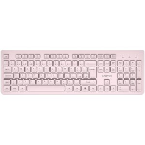 Клавиатура CANYON HKB-W01 UK/US Wireless Beige