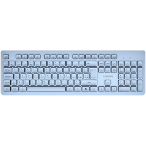 Клавиатура CANYON HKB-W01 UK/US Wireless Blue