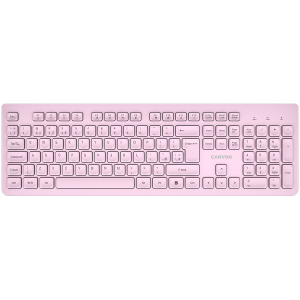 Клавиатъра CANYON HKB-W01 UK/US Wireless Pink