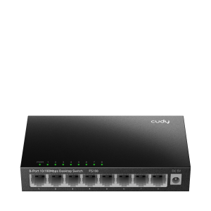 Switch Cudy FS108 8-портов 10/100 Mbps RJ 45 метален корпус черен
