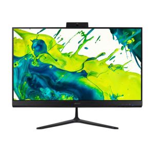 Настолен компютър - всичко в едно Acer Aspire C24-B, 23.8'' FHD IPS AiO 120Hz, Intel Core Ultra 5 115U (up to 4.20GHz, 10MB), 16GB DDR5 (1 slot free), 512GB SSD, no DVD, Intel UHD, HDMI, USB 3.2, USB 2.0, Type- C, RJ-45, WiFi 6, BT 5.0, Glan,Tilt, Cam+mic