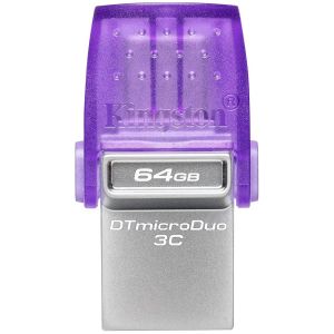 Флаш памет USB 64GB Kingston DataTraveler microDuo 3C 200MB/s dual