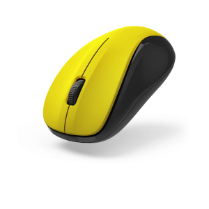 Безжична мишка Hama MW-300 V2  1200dpi Оптична  3 бутона  Тиха  USB   жълт