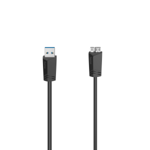 Кабел HAMA-200627 USB 3.0 A мъжко - USB 3.0 Micro B мъжко 1.5м 5Gbit/s