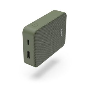 Външна батерия HAMA "Colour 10" 10 000mAh 2 изхода:USB-C USB-A зелен