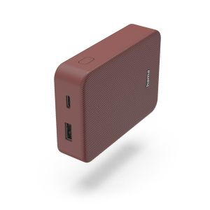 Външна батерия "Colour 10"10 000mAh 2 изхода:USB-C USB-A червена