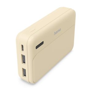 Външна батерия HAMA"Pocket 10" 10000 mAh бежов