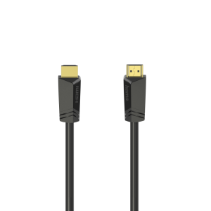 Кабел HAMA HDMI мъжко - HDMI мъжко 4K 18GB/s Ethernet, 7.5м позл. конектори