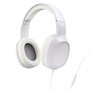 Слушалки с микрофон "Fun C" USB-C бели