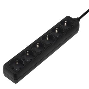 Разклонител HAMA-30393 6 гнезда 1.4м Черен