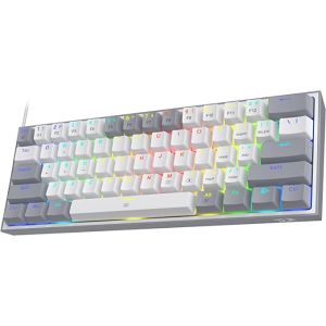Механична геймърска клавиатура Redragon Fizz K617-RGB-GW