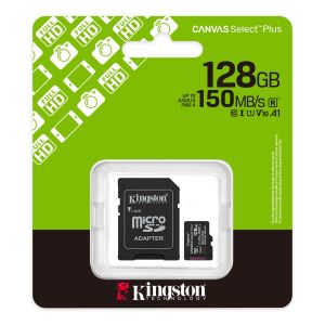 Флаш карта 128GB Kingston Canvas Select Plus microSDXC