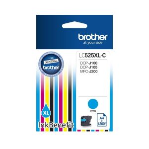 Консуматив Brother LC-525 XL Cyan за DCP-J100, DCP-J105, MFC-J200
