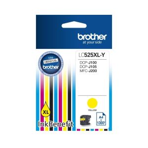 Консуматив Brother LC-525 XL Yellow за DCP-J100, DCP-J105, MFC-J200