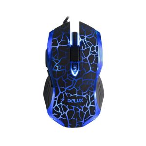 Оптична геймърска мишка DELUX M557 1600dpi 6btn