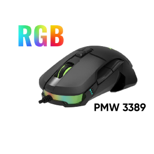 Геймърска мишка Delux M629BU PMW3389 16 000dpi 7btn RGB