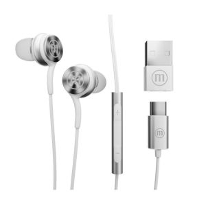 Слушалки с микрофон MAXELL XC1 USB-C Бели