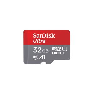 Флаш карта памет 32GB SANDISK Ultra microSDHC Class 10 120MB/s Адаптер