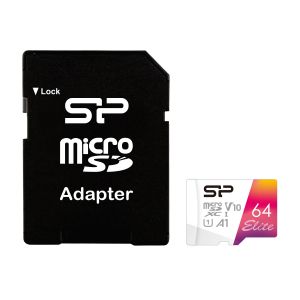 Флаш карта памет 64GB Silicon Power Elite Colorful  microSDXC Class 10