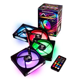 Вентилатор 4бр TrendSonic Spectrum ARGB remote