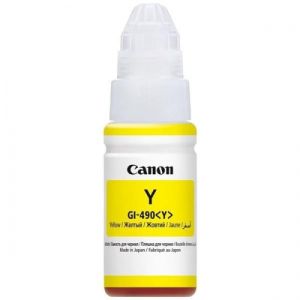 Бутилка мастило Canon GI-490 Y Yellow 