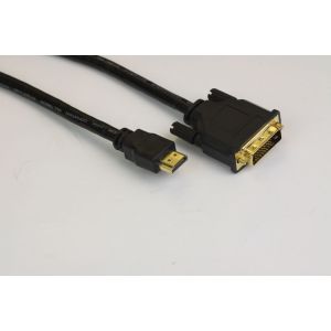 Кабел DVI M - HDMI M 10m