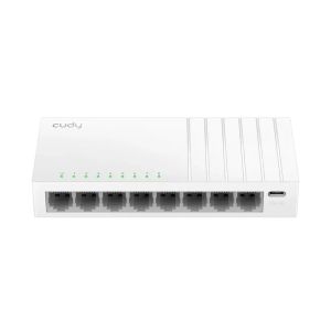 Switch Cudy GS108U 8-портов 10/100/1000 Mbps RJ45 USB-C Бял